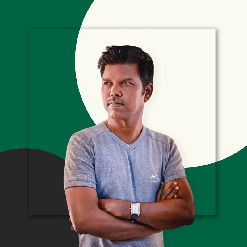 Green's Founder Shanmuga